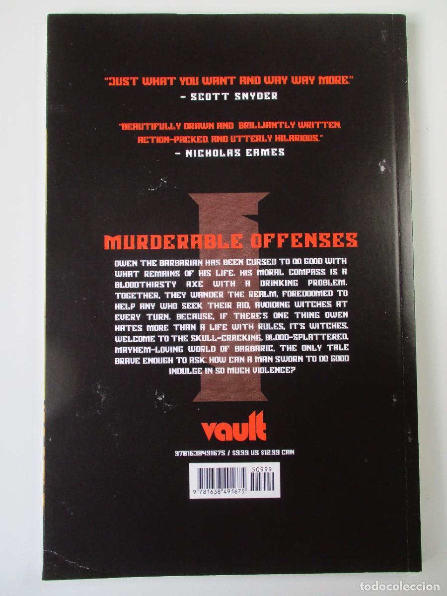 C&oacute;mics: C&oacute;mics de b&oacute;veda de bolsillo de Barbaric Murderable Offensas GN - Foto 3