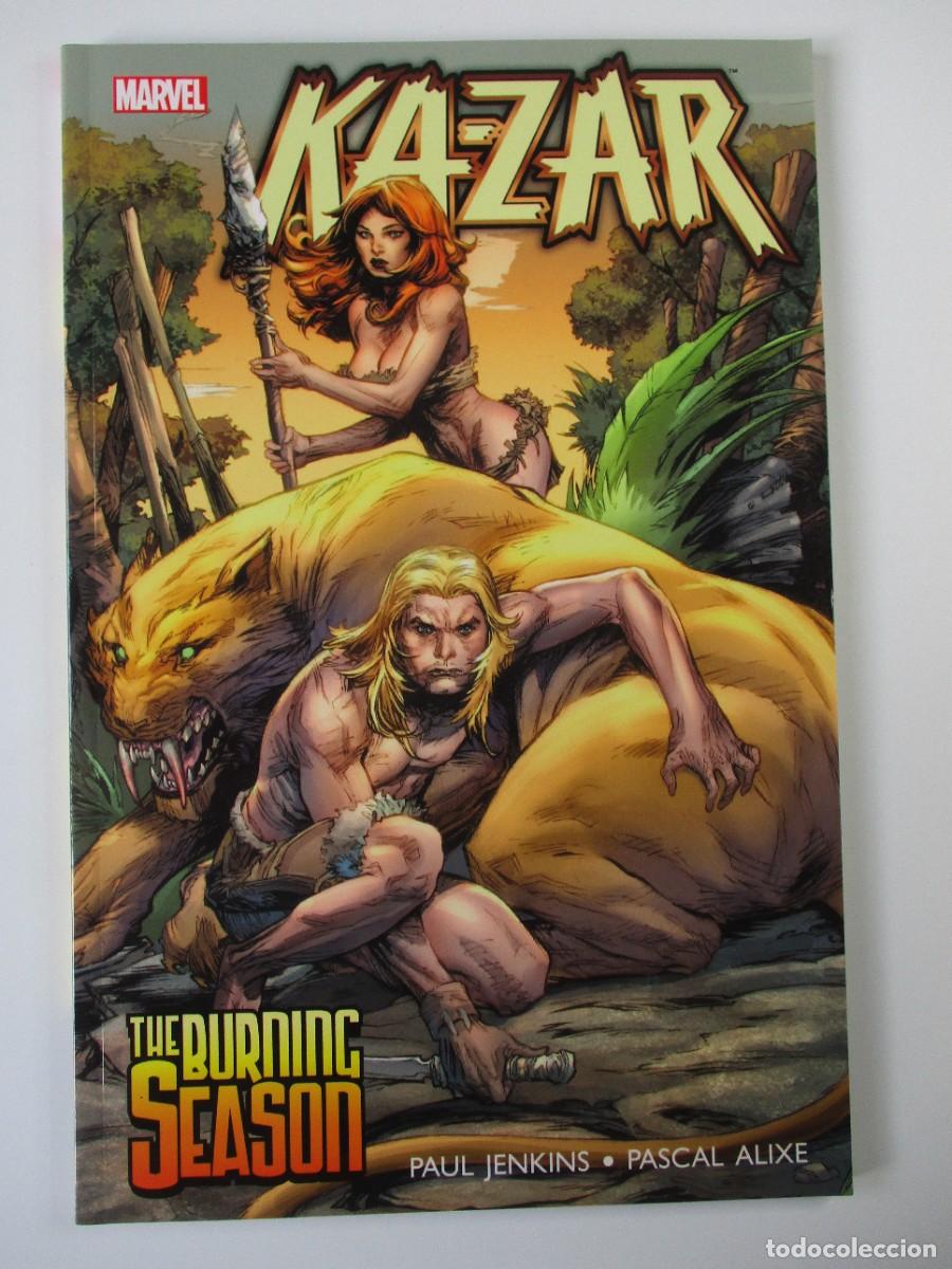 C&oacute;mics: Kazar The Burning Season (2011) Marvel TPB SC Paul Jenkins