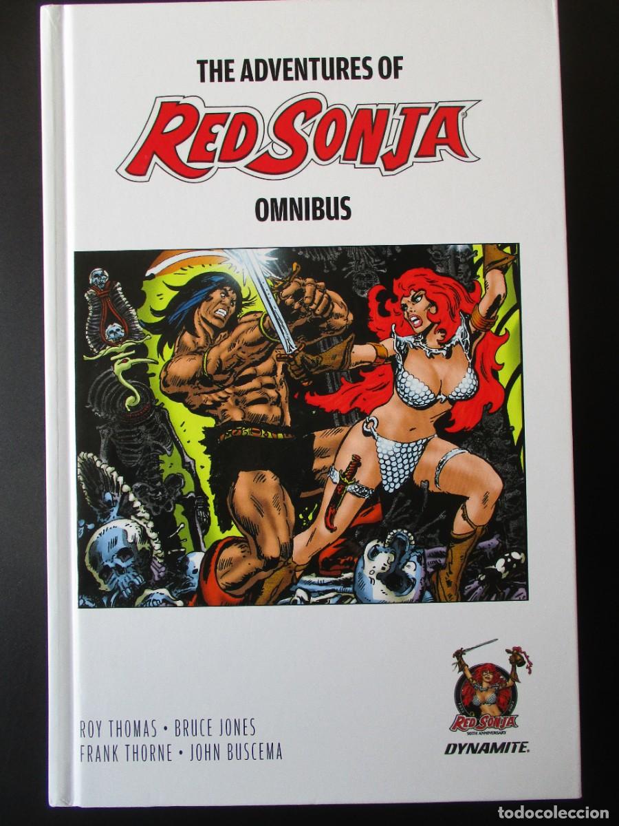 C&oacute;mics: Adventures of Red Sonja Omnibus HC Thomas Jones Thorne Buscema Dynamite - NUEVO