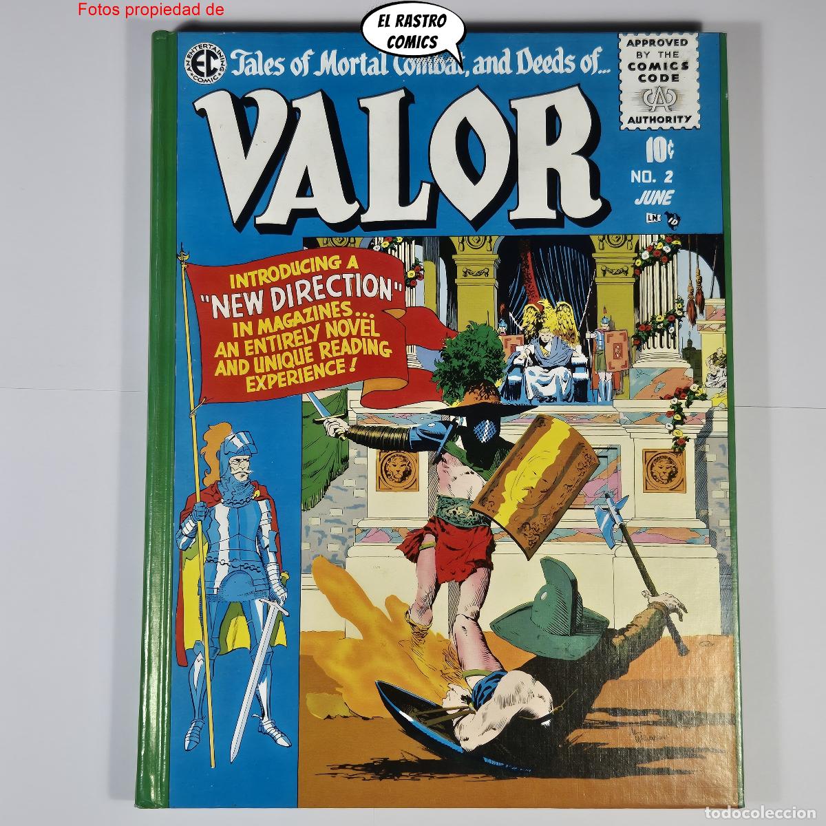 C&oacute;mics: Valor, Tales of mortal combat and deeds of, tomo, Russ Cochran EC 1988, en ingl&eacute;s