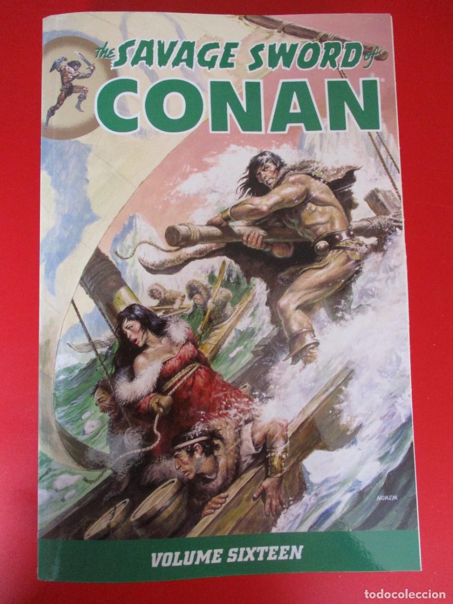 C&oacute;mics: The Savage Sword of Conan: Volume 16 (Novela gr&aacute;fica de bolsillo, 2014) Dark Horse