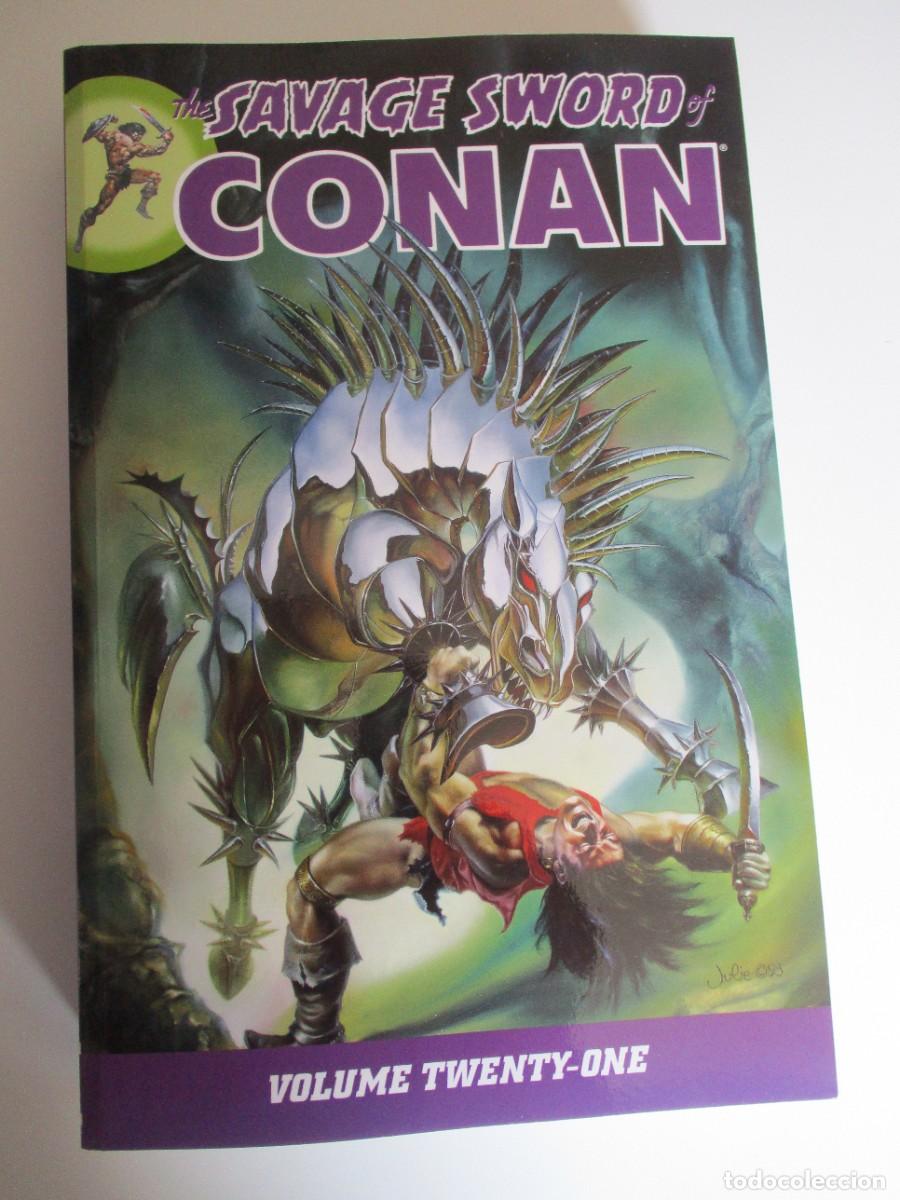 C&oacute;mics: LA ESPADA SALVAJE DE CONAN VOLUMEN 21 VEINTIUNO TPB 2016 CABALLO OSCURO 1&ordf; Ed. G9