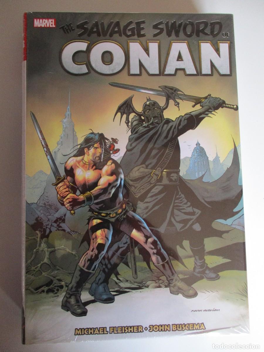C&oacute;mics: The Savage Sword of Conan: The Original Marvel Years Omnibus Vol. 7 de Fleischer-NUEVO&rdquo;SELLADO&rdquo;