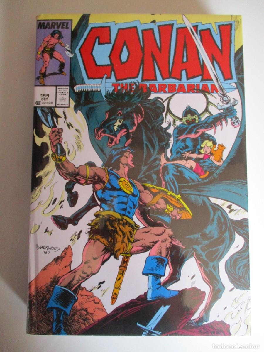 C&oacute;mics: CONAN THE BARBARIAN ORIGINAL MARVEL YEARS OMNIBUS VOLUME 8 HARDCOVER DM VARIANT