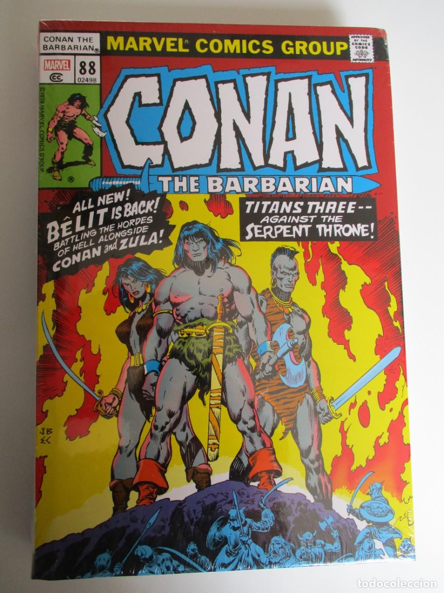 C&oacute;mics: Conan the Barbarian Original Marvel Years Omnibus HC Vol 4 DM Variant New Sealed