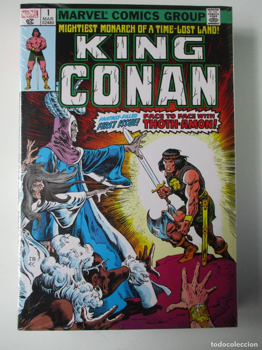 C&oacute;mics: Marvel CONAN EL REY: The Original Marvel Years Omnibus DM Cubierta NUEVA Y SELLADA
