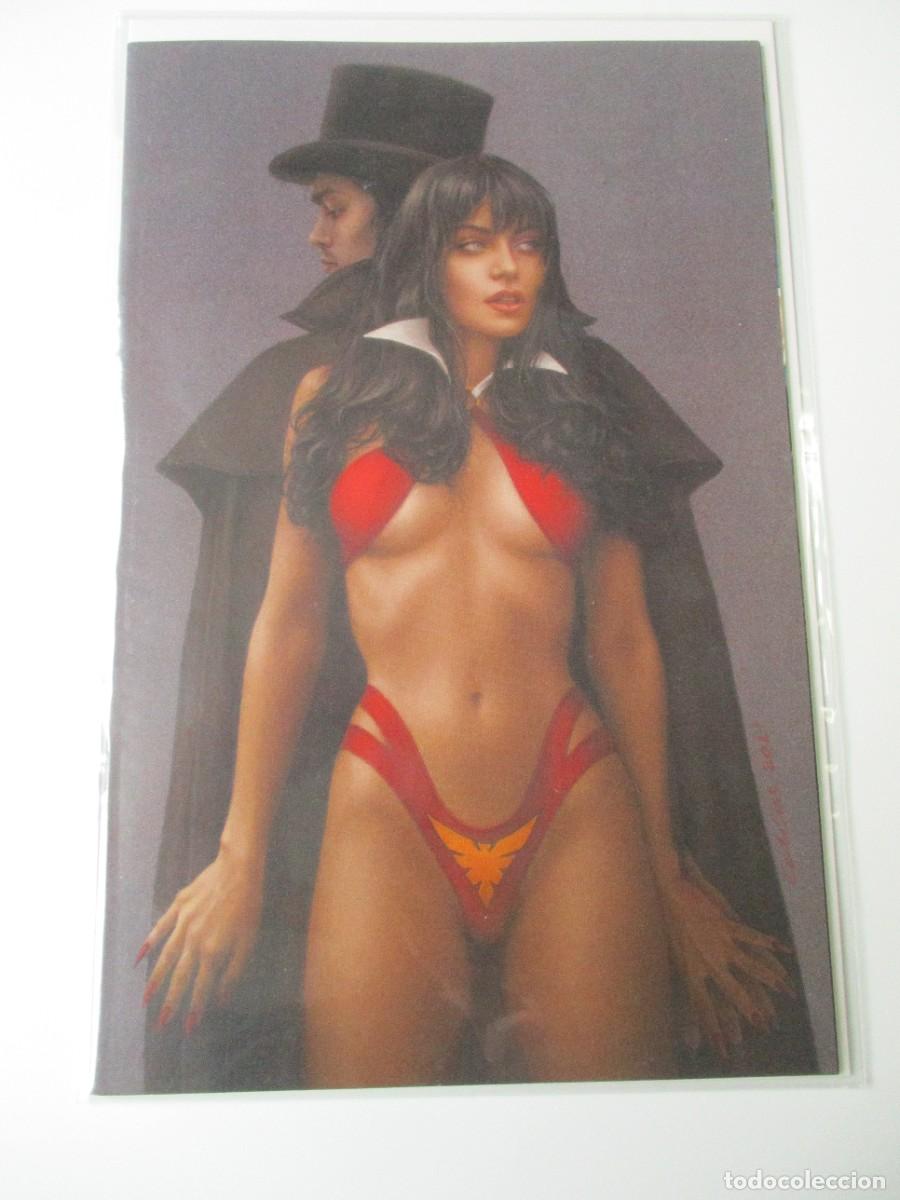 C&oacute;mics: VAMPIRELLA/DR&Aacute;CULA: IMP&Iacute;O #1 (VARIANTE EXCLUSIVA CELINA)(2021) ~ Dinamita