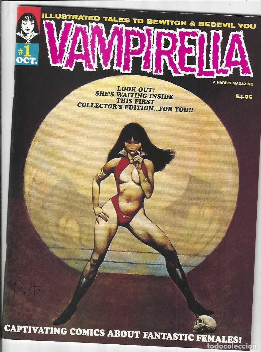 C&oacute;mics: VAMPIRELLA N&ordm;1 - REPRINT - PORTADA FRAZETTA - MUY BUEN ESTADO