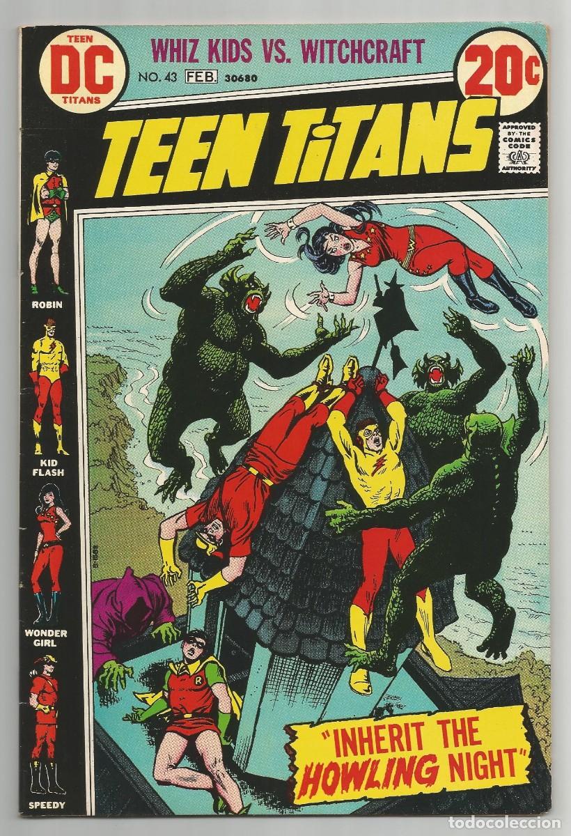 C&oacute;mics: TEEN TITANS #43 FN/VF(7.0), DC COMICS 1973