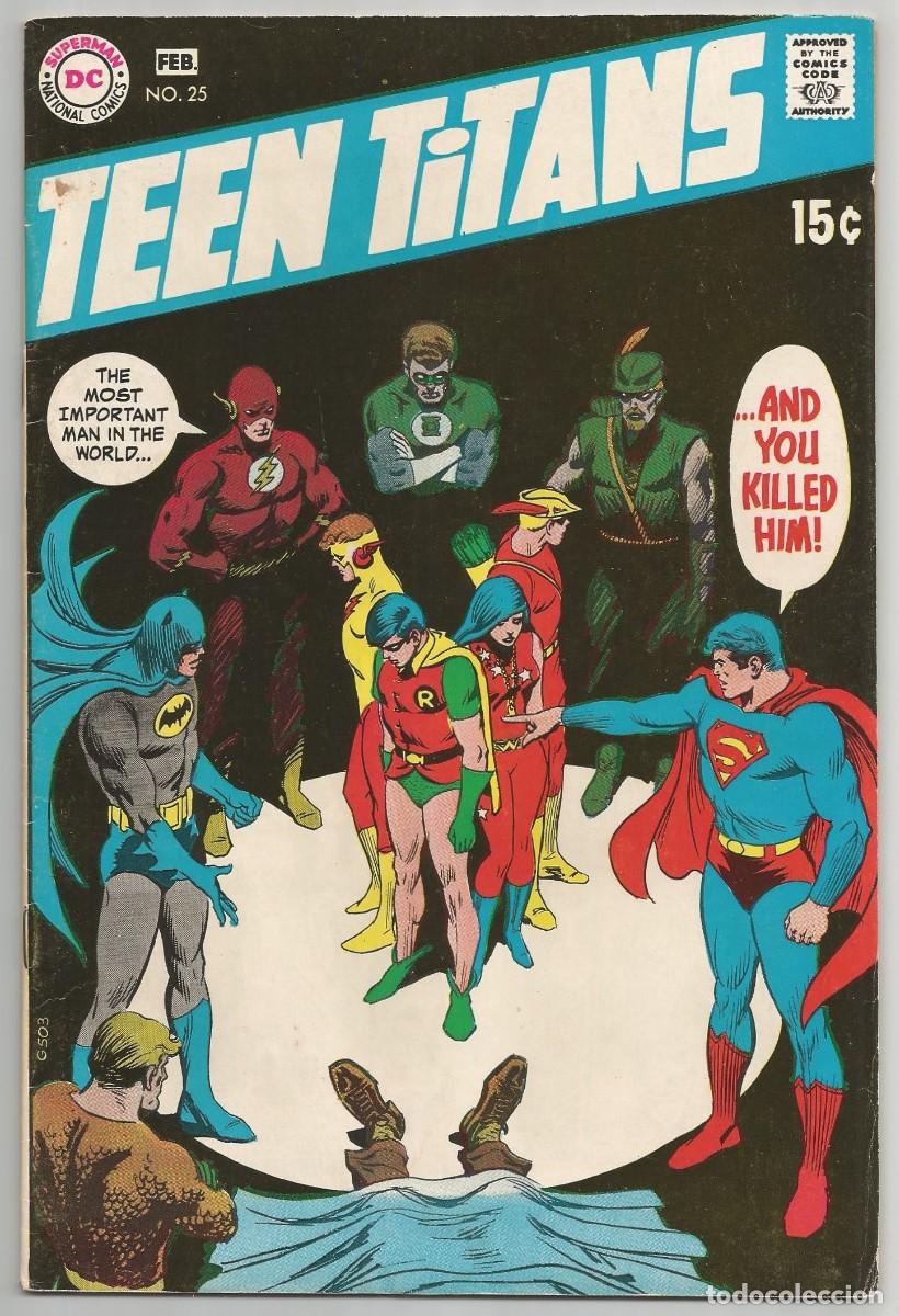 C&oacute;mics: TEEN TITANS #25 FN+(6.5), DC COMICS 1970