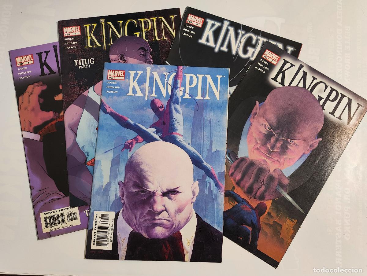 C&oacute;mics: Kingpin Thug &ndash; 1 , 2 , 3 , 4 y 5 &ndash; Marvel Comics USA 2003 - Foto 1