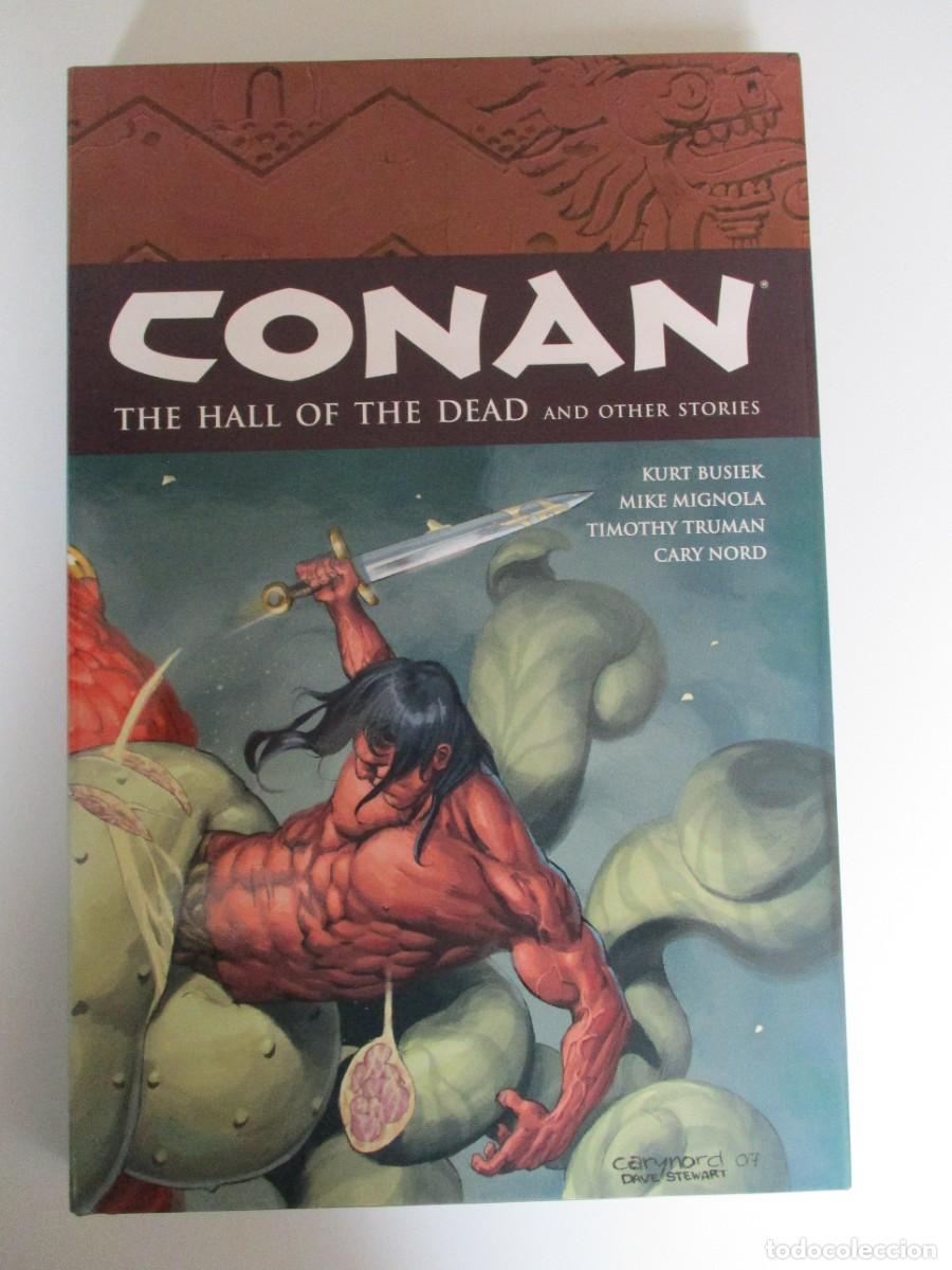 C&oacute;mics: Conan Vol 4 Sal&oacute;n de los Muertos Tapa Dura HC VF+ 8.5 Dark Horse Barbarian Cary Nord
