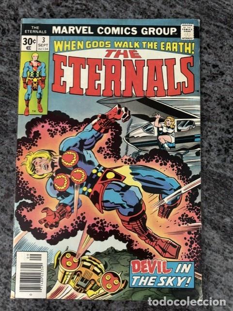 C&oacute;mics: THE ETERNALS N&ordm; 3 (SEPT 1976). EXCELENTE ESTADO. ORIGINAL MARVEL. JACK KIRBY.