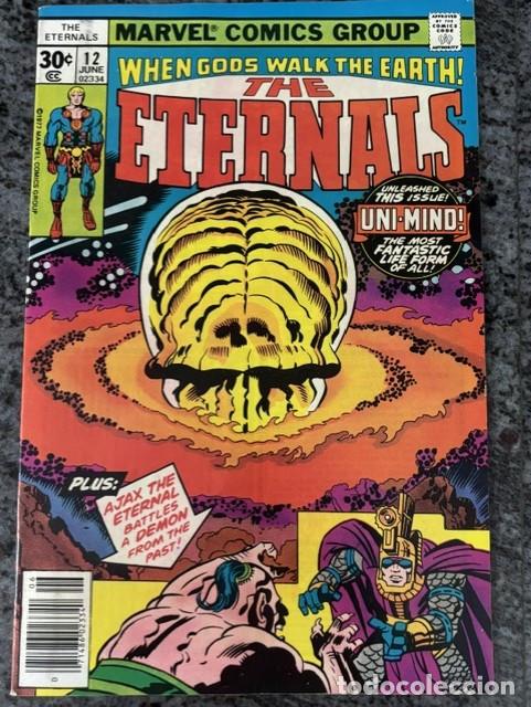 C&oacute;mics: THE ETERNALS N&ordm; 12 (JUNIO 1977). MUY BUEN ESTADO. ORIGINAL MARVEL. JACK KIRBY.