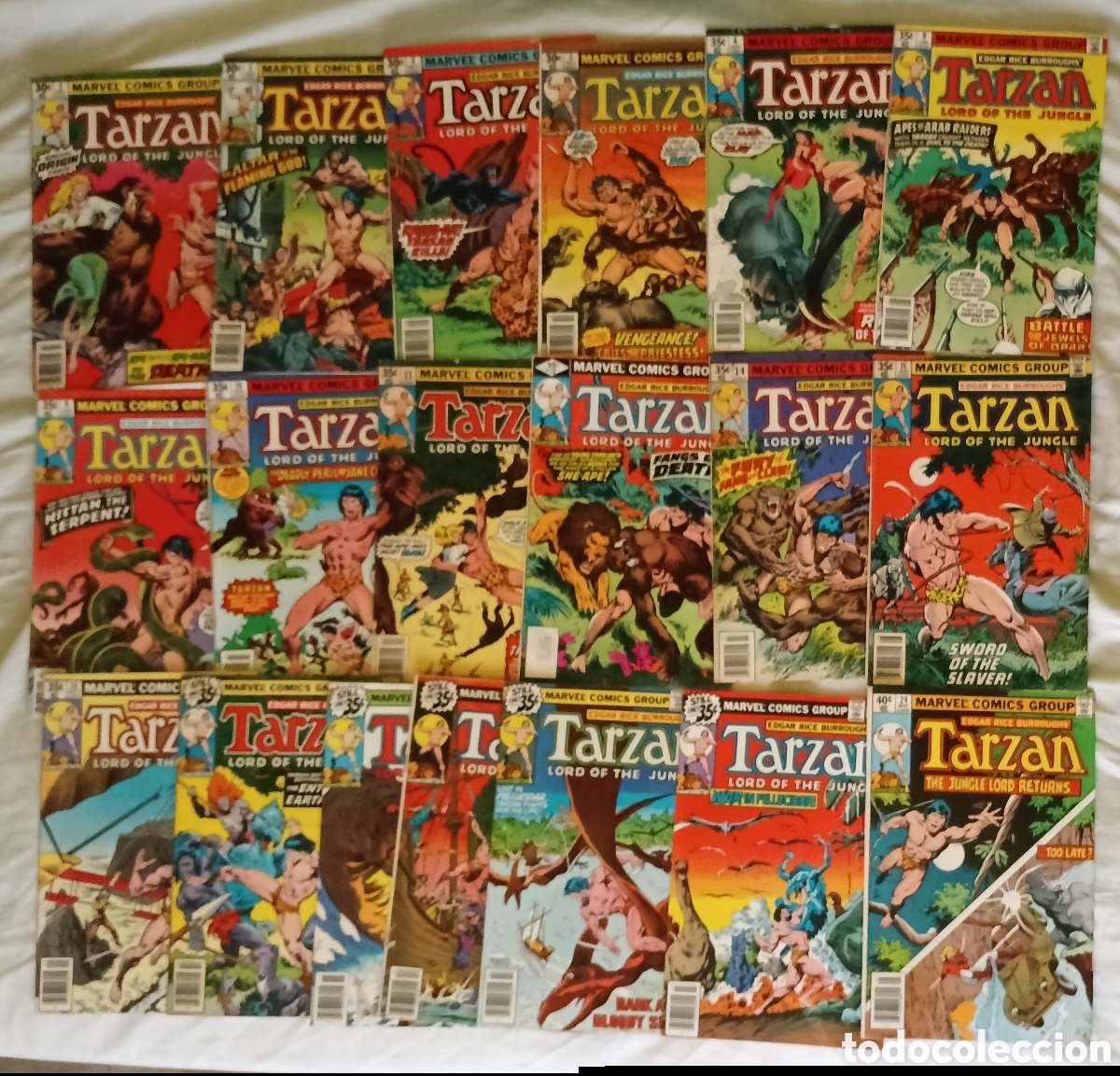 C&oacute;mics: Pack TARZ&Aacute;N MARVEL 19 N&uacute;meros EN INGL&Eacute;S