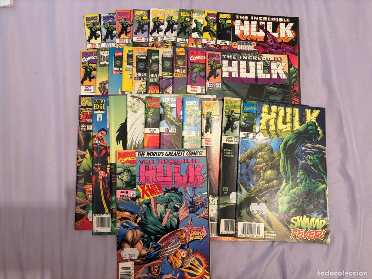 C&oacute;mics: Lotazo de Incredible Hulk 30 numeros estado muy bueno en americano leer detalles