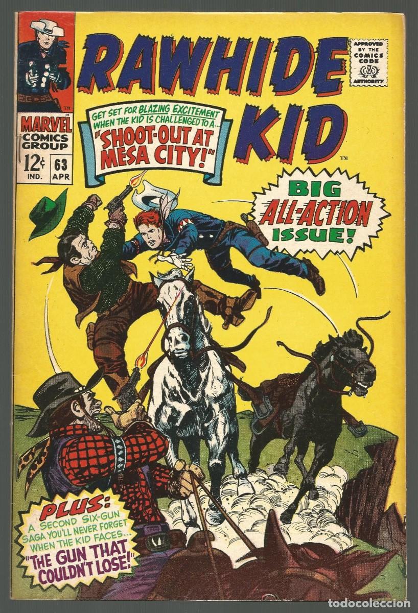 C&oacute;mics: RAWHIDE KID #63 FN/VF(7.0), MARVEL COMICS 1968 - Foto 1