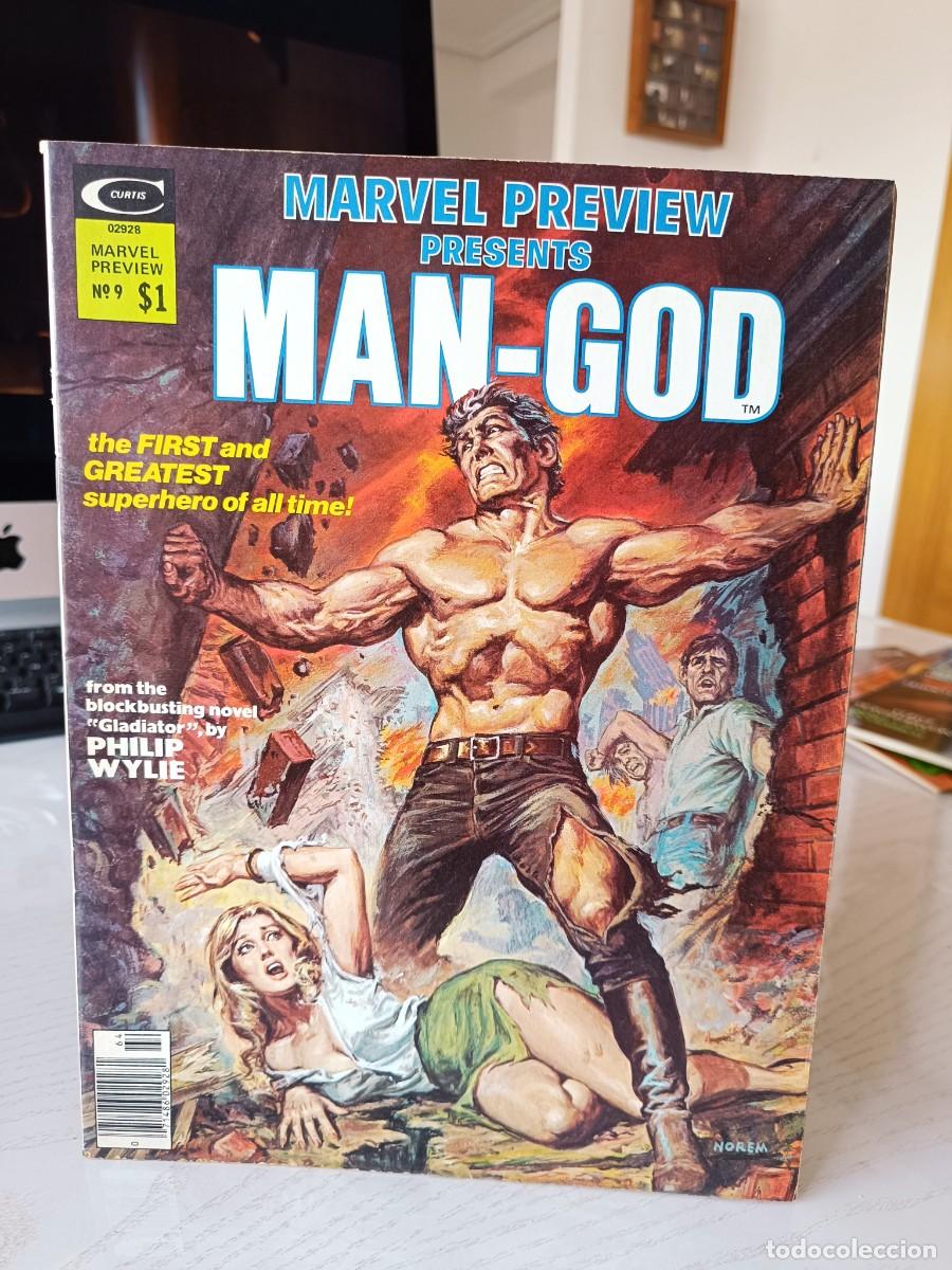 C&oacute;mics: MARVEL PREVIEW VOLUMEN 1 NUMERO 9 - MAN-GOD (Marvel,1976) - BIZARRE ADVENTURES- MUY BUEN ESTADO
