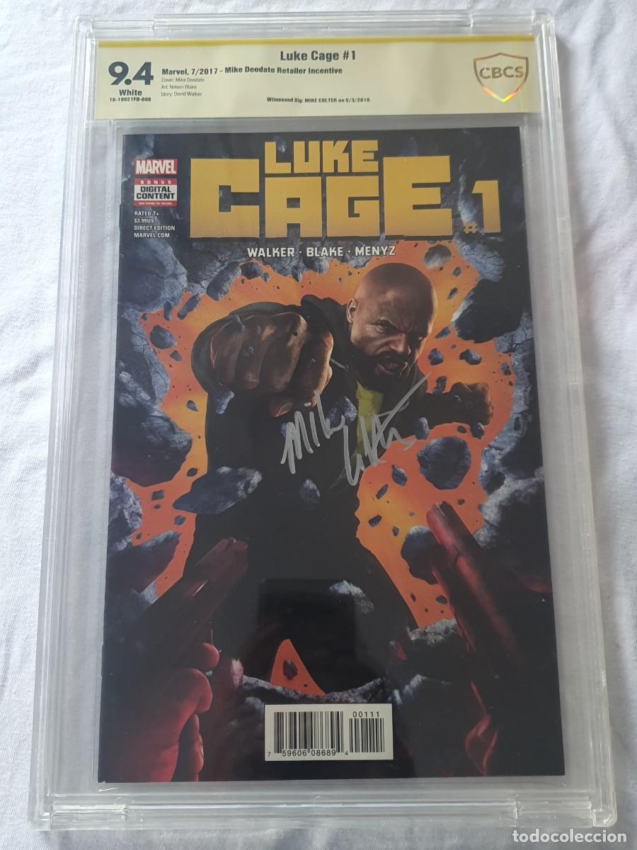C&oacute;mics: Luke Cage#1 CBCS 9.4 Signed by Mike Colter
