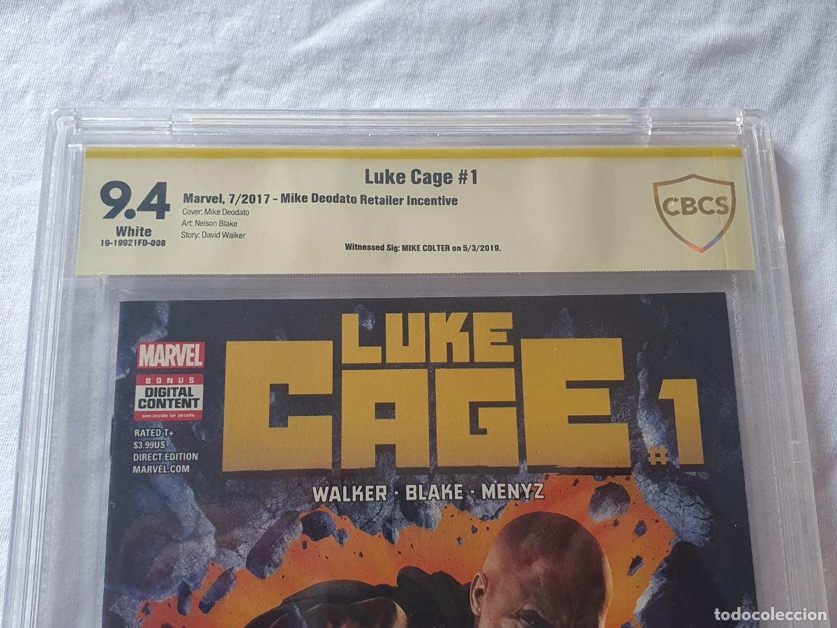 C&oacute;mics: Luke Cage#1 CBCS 9.4 Signed by Mike Colter - Foto 2