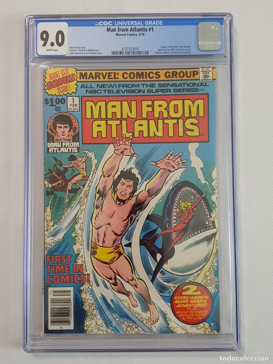C&oacute;mics: Man from Atlantis#1 CGC 9.0 Origin of The Man from atlantis
