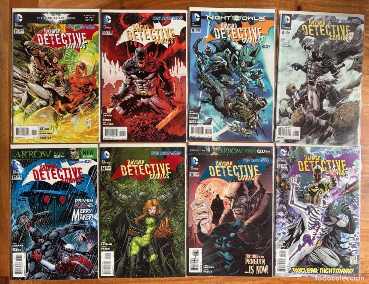 C&oacute;mics: DETECTIVE COMICS (New 52) 10 comics lote (8-20) / DC ingles comics / 7.0 VF