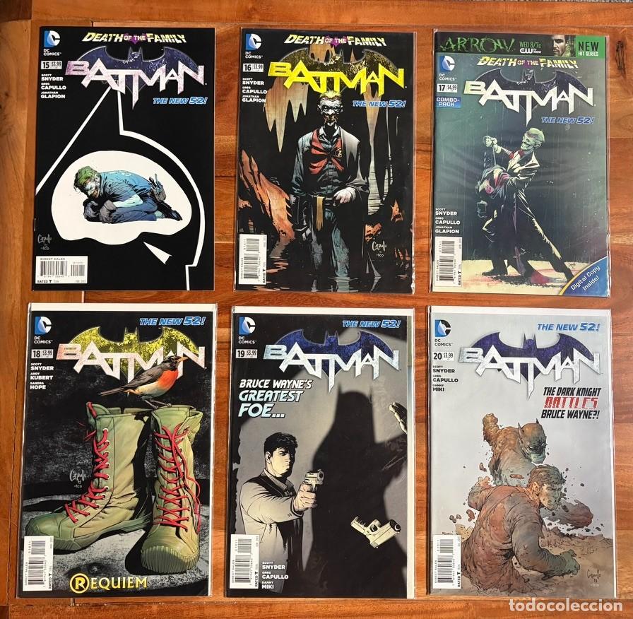 C&oacute;mics: BATMAN (New 52 2011 Serie) 15, 16, 17, 18, 19, 20 DC Comics Ingles USA