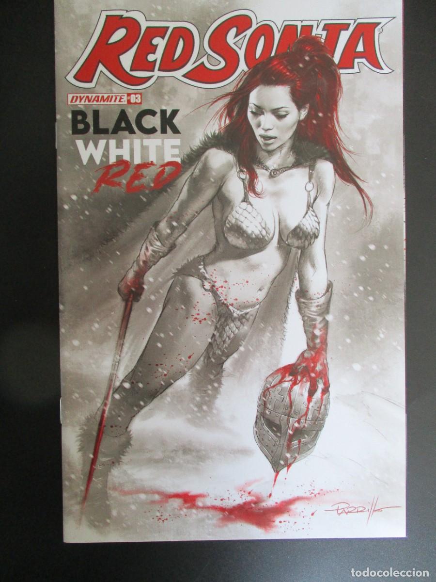C&oacute;mics: Cubierta roja Sonja negra blanca roja #3 Lucio Parrillo mejor calificada (2021)