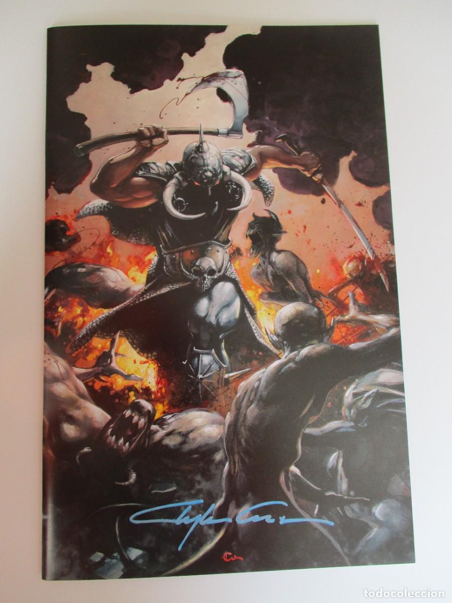 C&oacute;mics: DEATH DEALER #1 Variante 2022 - FIRMADO por autor.