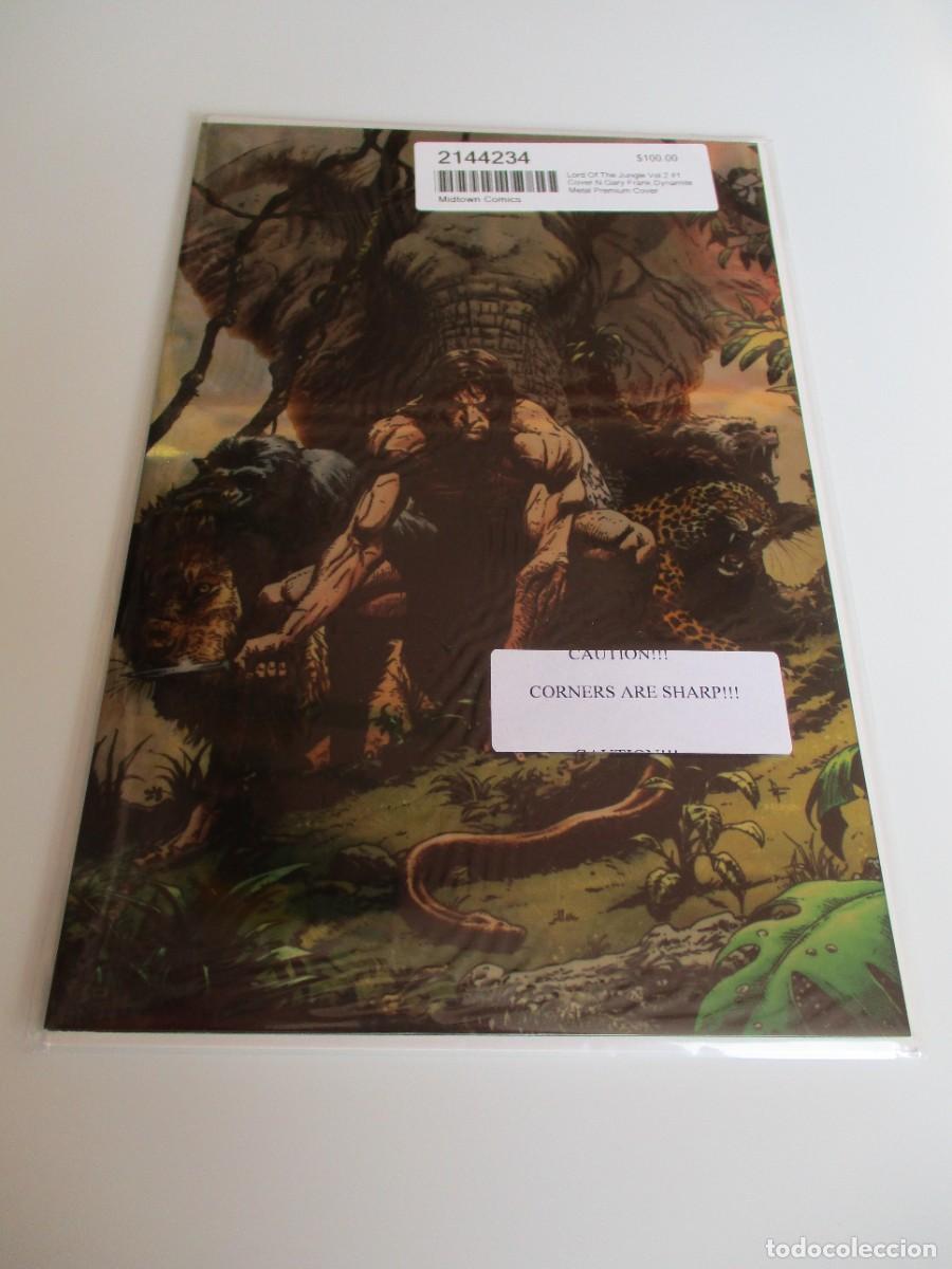 C&oacute;mics: Lord Of the Jungle V-2 # 1 CONER N Gary Frank Dynamite METAL PREMIUM COVER