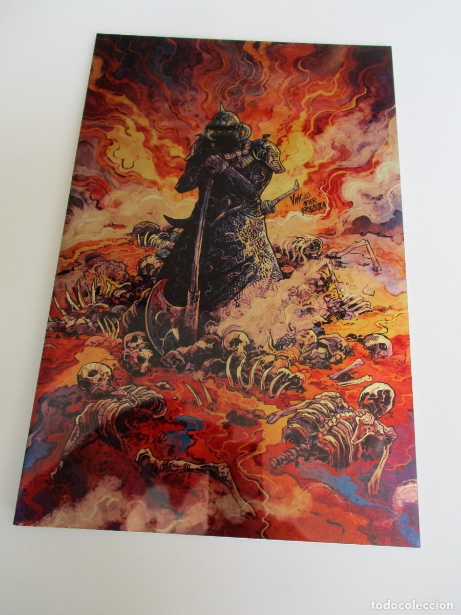 C&oacute;mics: Frank Frazetta's Death Dealer #1 (2022, Opus) Riccardi Metal Edition