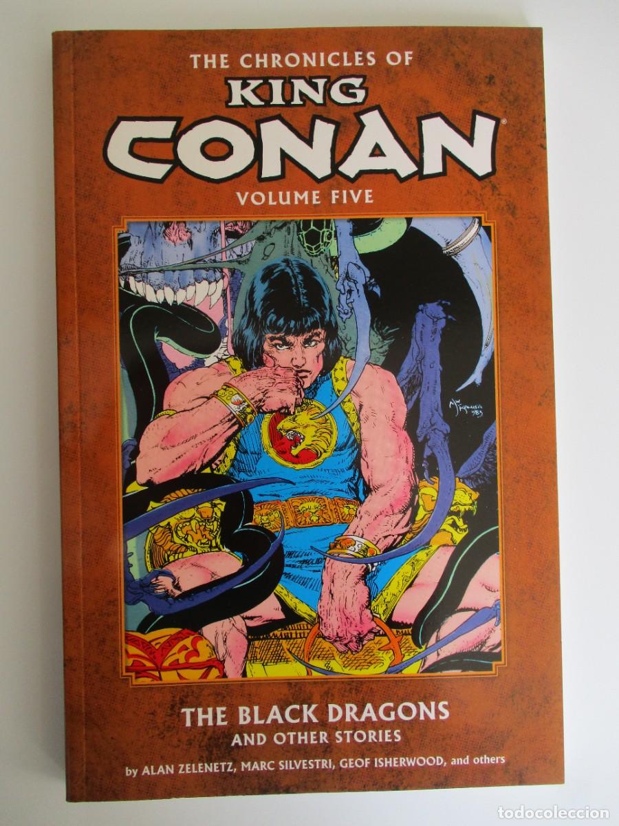 C&oacute;mics: Las Cr&oacute;nicas del Rey Conan Volumen 5 Los Dragones Negros Comercio Libro de bolsillo TPB