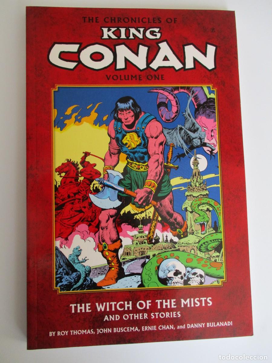 C&oacute;mics: Las Cr&oacute;nicas del Rey Conan Volumen 1 La Bruja de las Nieblas Comercio Libro de bolsillo TPBSe abre e