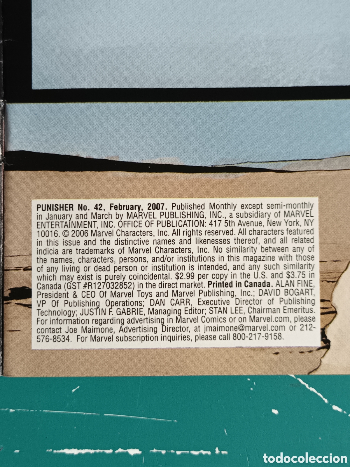 C&oacute;mics: The Punisher n&ordm; 42 MAX COMICS - MARVEL 2006 - Foto 3