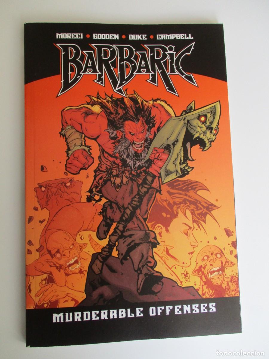 C&oacute;mics: C&oacute;mics de b&oacute;veda de bolsillo de Barbaric Murderable Offensas GN