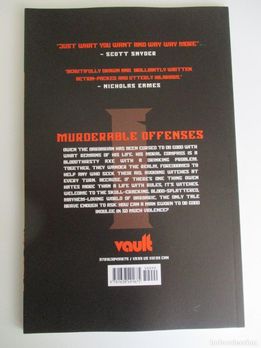 C&oacute;mics: C&oacute;mics de b&oacute;veda de bolsillo de Barbaric Murderable Offensas GN - Foto 3