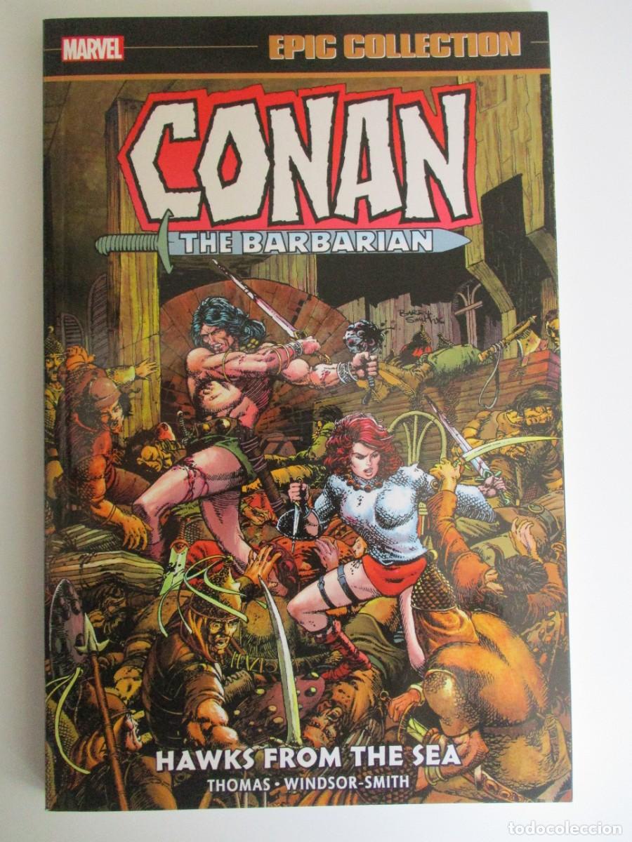 C&oacute;mics: Colecci&oacute;n &Eacute;pica Conan el B&aacute;rbaro Vol 2 Halcones del Mar TPB Marvel 2021 GN