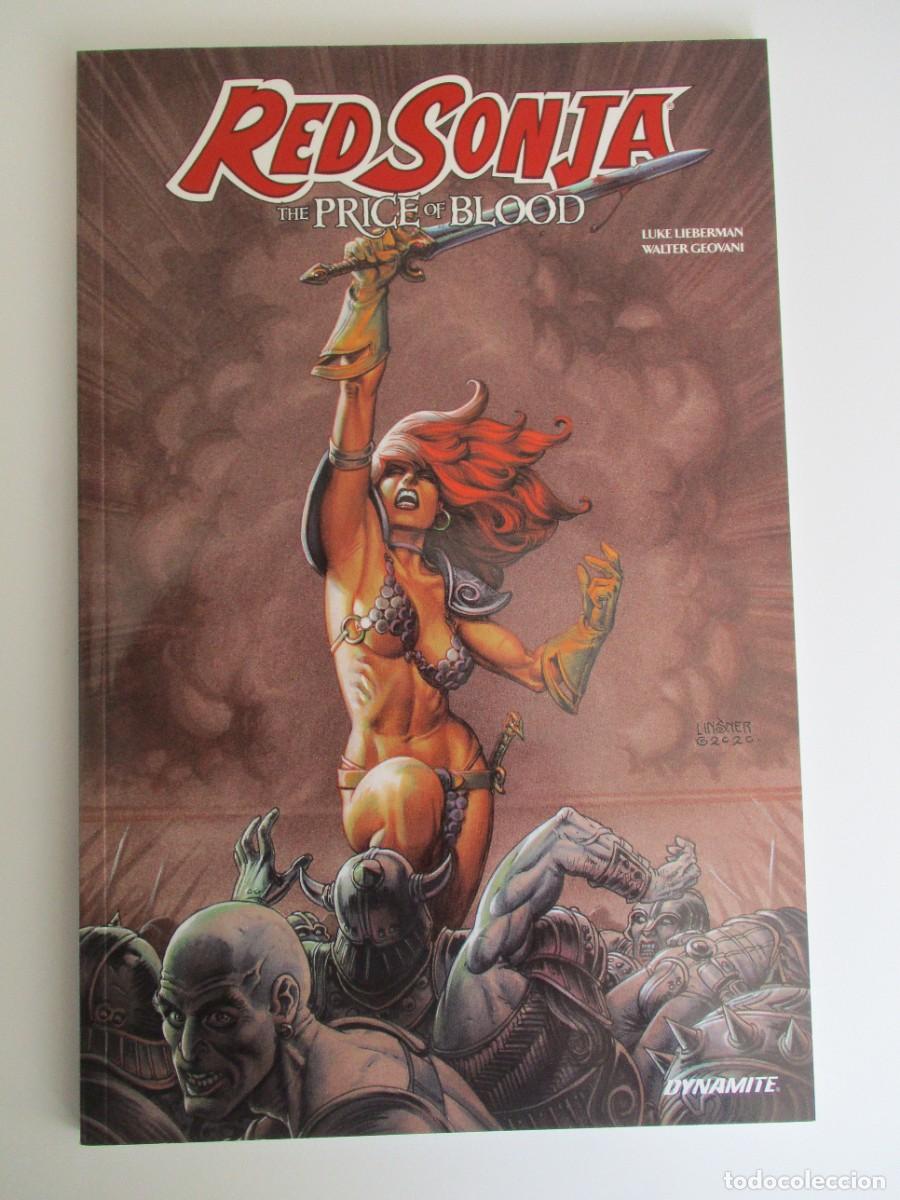 C&oacute;mics: C&oacute;mic primera impresi&oacute;n de dinamita Red Sonja: The Price of Blood #1 (2020)