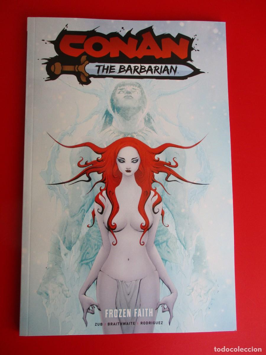 C&oacute;mics: CONAN THE BARBARIAN VOLUME 4 FROZEN FAITH GRAPHIC NOVEL JAE LEE DM VARIANT COVER