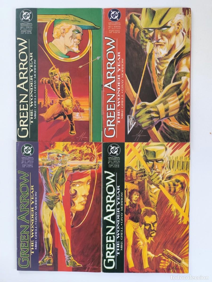 C&oacute;mics: Green Arrow: The Wonder Year # 1 2 3 4 (Mike Grell & Gray Morrow) COMPLETA ~ DC (1993)