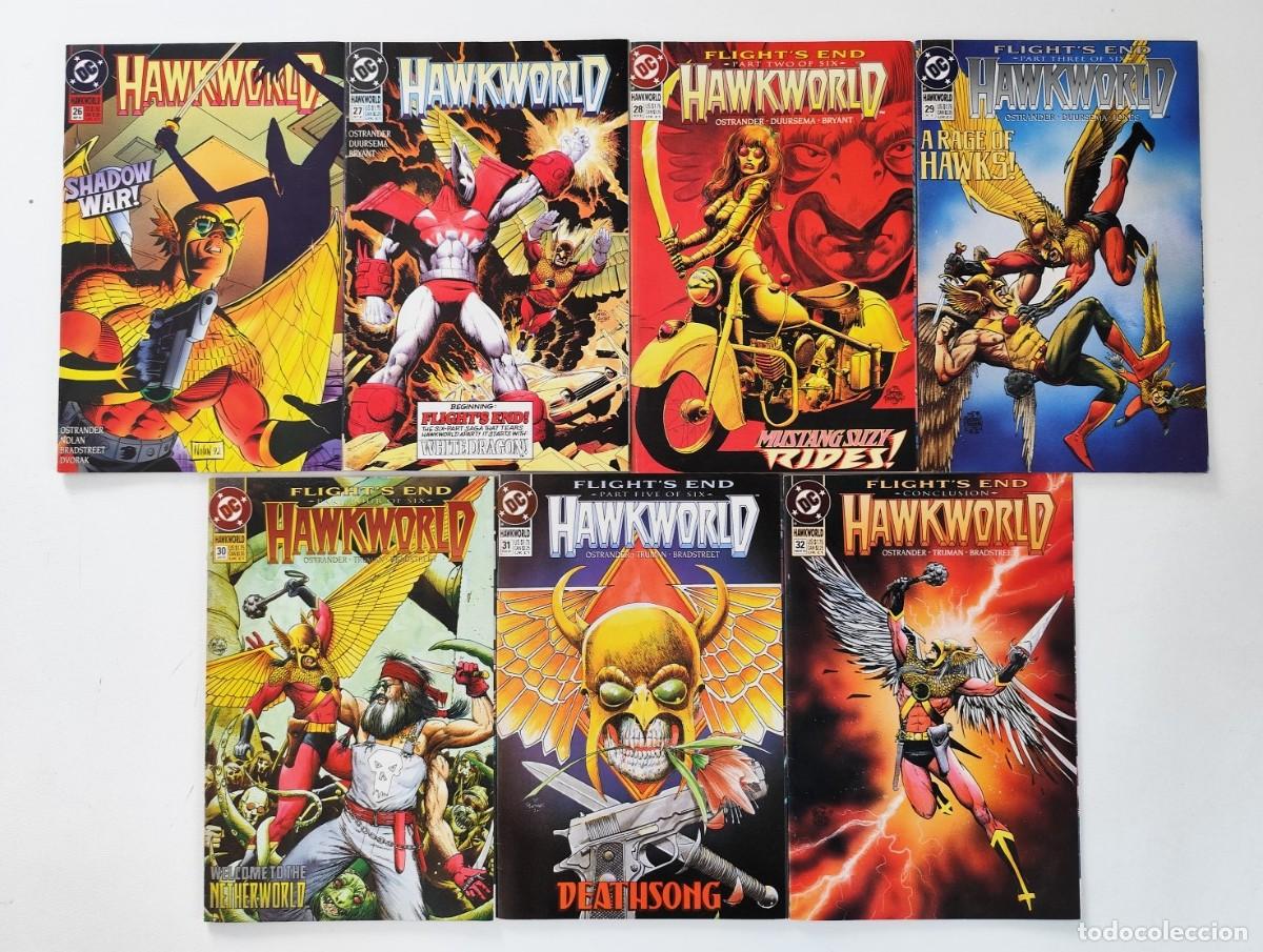 C&oacute;mics: HAWKWORLD Vol.2 # 26-32 (John Ostrander, Jan Duursema, Tim Truman) Last Issue ~ DC (1992)