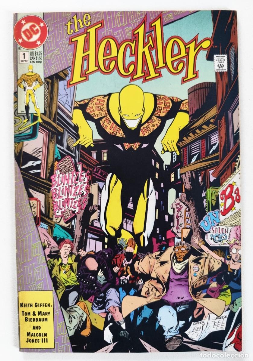 C&oacute;mics: The Heckler # 1 (Keith Giffen) First Issue ~ DC (1992)