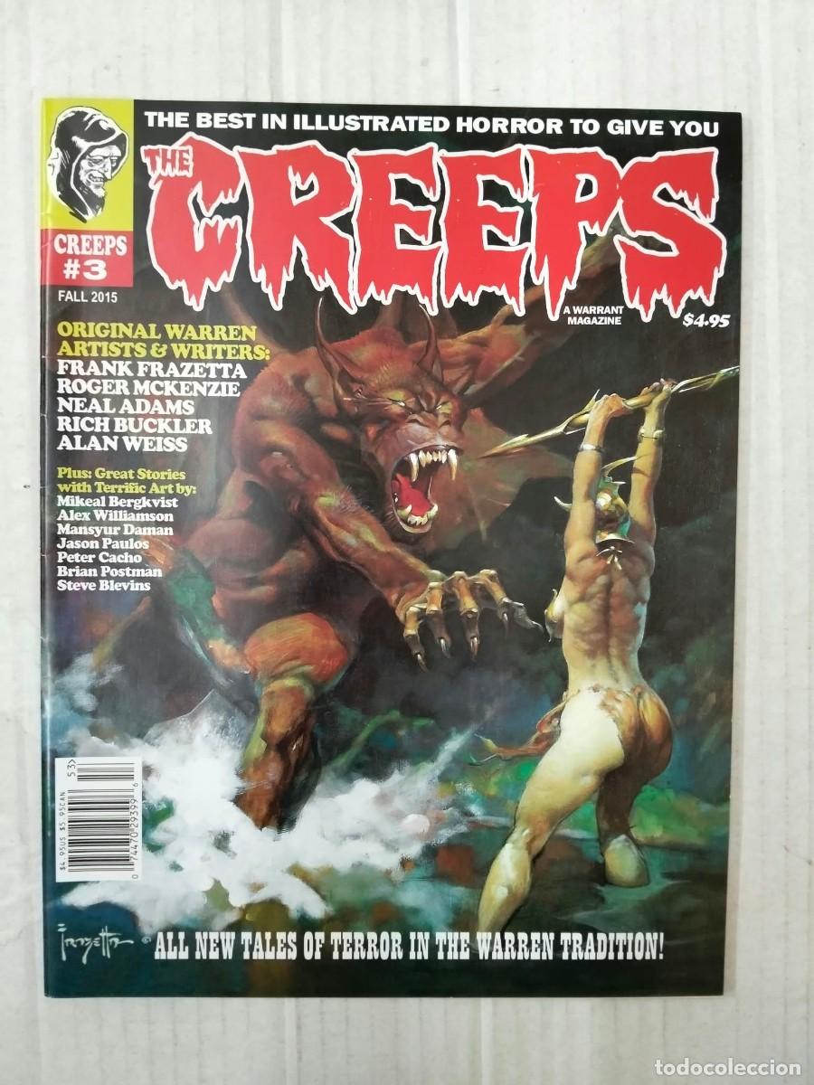 C&oacute;mics: THE CREEPS n&ordm; 3. Frazetta, Weiss, Postman, Buckler...
