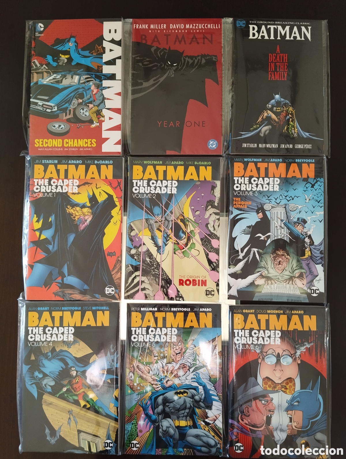 C&oacute;mics: Batman The Caped Crusader 9 TPB's Completo INGL&Eacute;S DC +Second Chances/Year One/ A Death In The Family