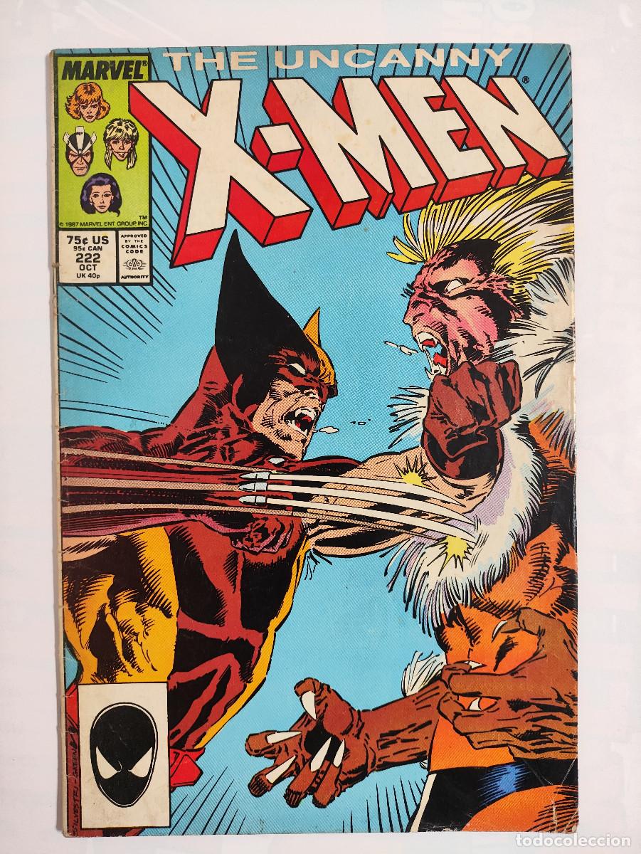 C&oacute;mics: The Uncanny X-Men 222 &ndash; X-Men vs Marauders - Marvel Comics USA 1987