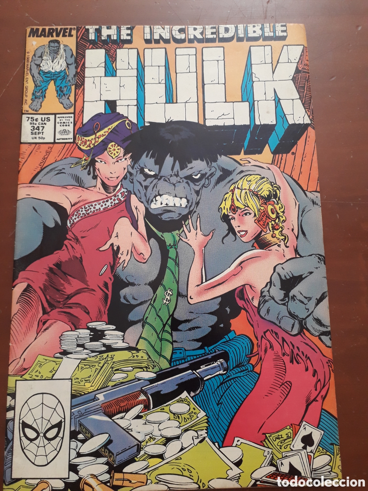 C&oacute;mics: THE INCREDIBLE HULK # 347. ORIGINAL USA.