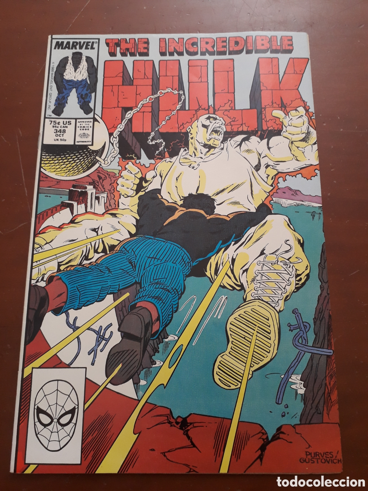 C&oacute;mics: THE INCREDIBLE HULK # 348. ORIGINAL USA