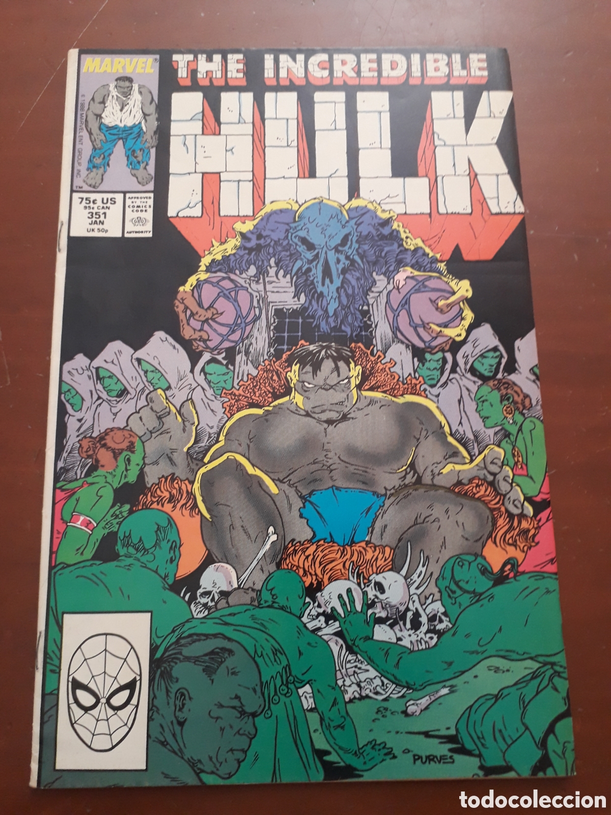 C&oacute;mics: THE INCREDIBLE HULK # 351. ORIGINAL USA
