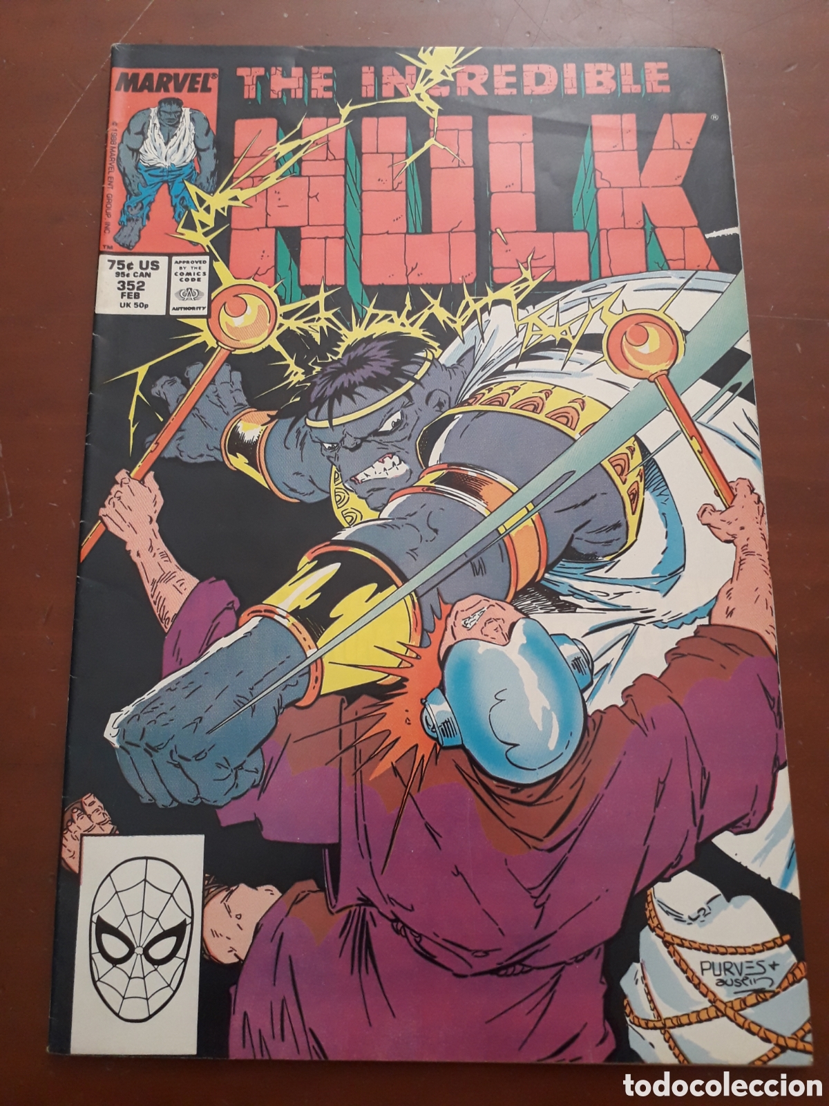 C&oacute;mics: THE INCREDIBLE HULK # 352. ORIGINAL USA