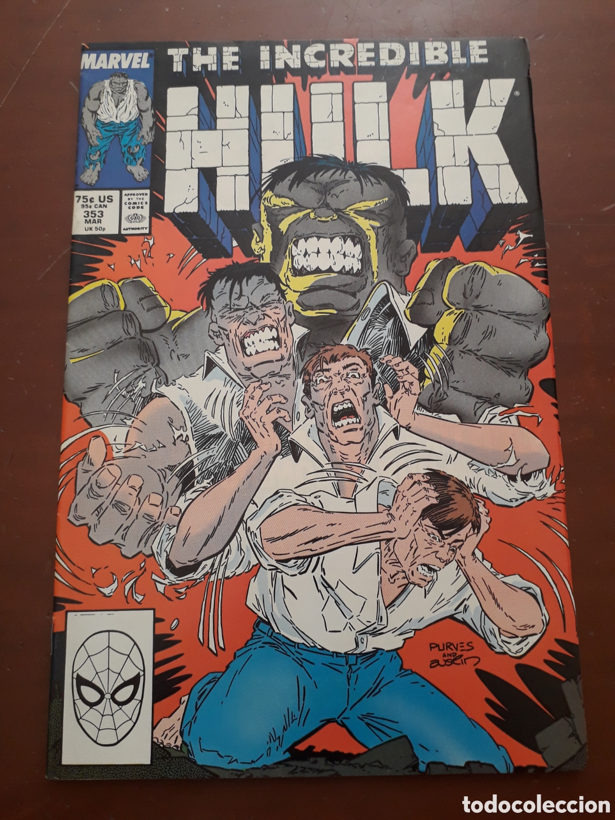 C&oacute;mics: THE INCREDIBLE HULK # 353. ORIGINAL USA - Foto 1